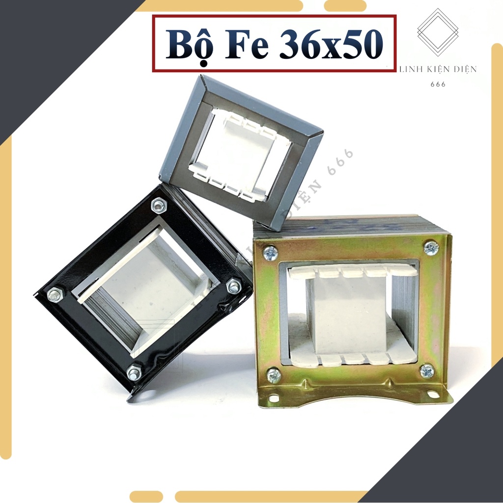 Bộ Fe Biến Áp EI (36x50 mm) Phe Biến Áp Sắt Fe Quấn Biến ÁP Fe Quấn Biến Áp