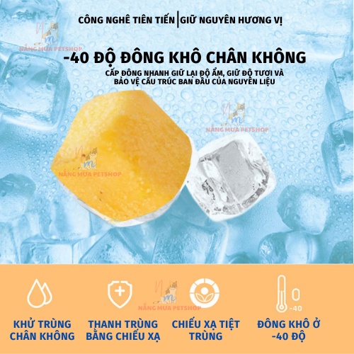 Lòng đỏ trứng sấy cho mèo, chó, hamter, thức ăn hạt cho chó mèo 500gr