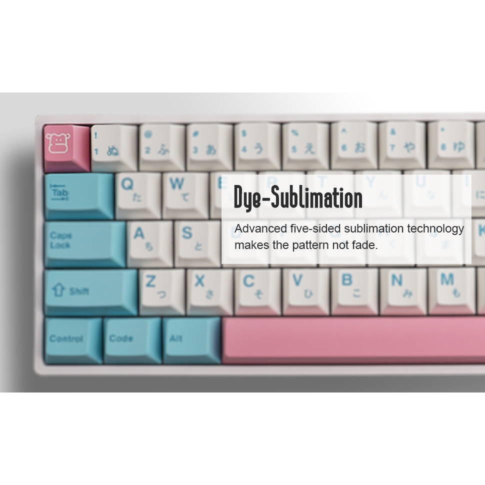 Keycaps, Topwang 142 Keycap PBT Nắp sữa thăng hoa Keycap Cherry Profile Bàn phím keycaps cho Bàn phím cơ 61/87/104/108/84/64/98/96