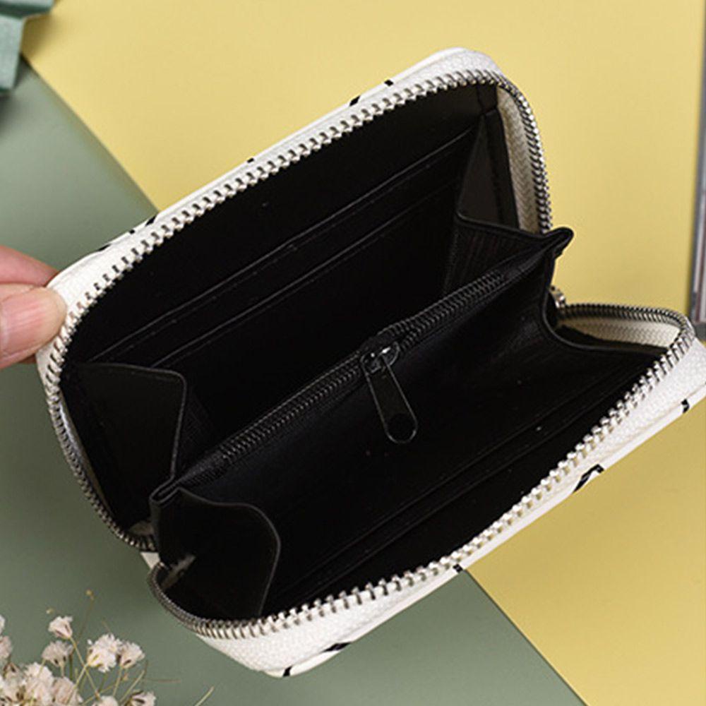 Ví Da PU Dáng Ngắn Có Dây Đeo Cổ Tay Thiết Kế Đơn Giản Giá Đỡ