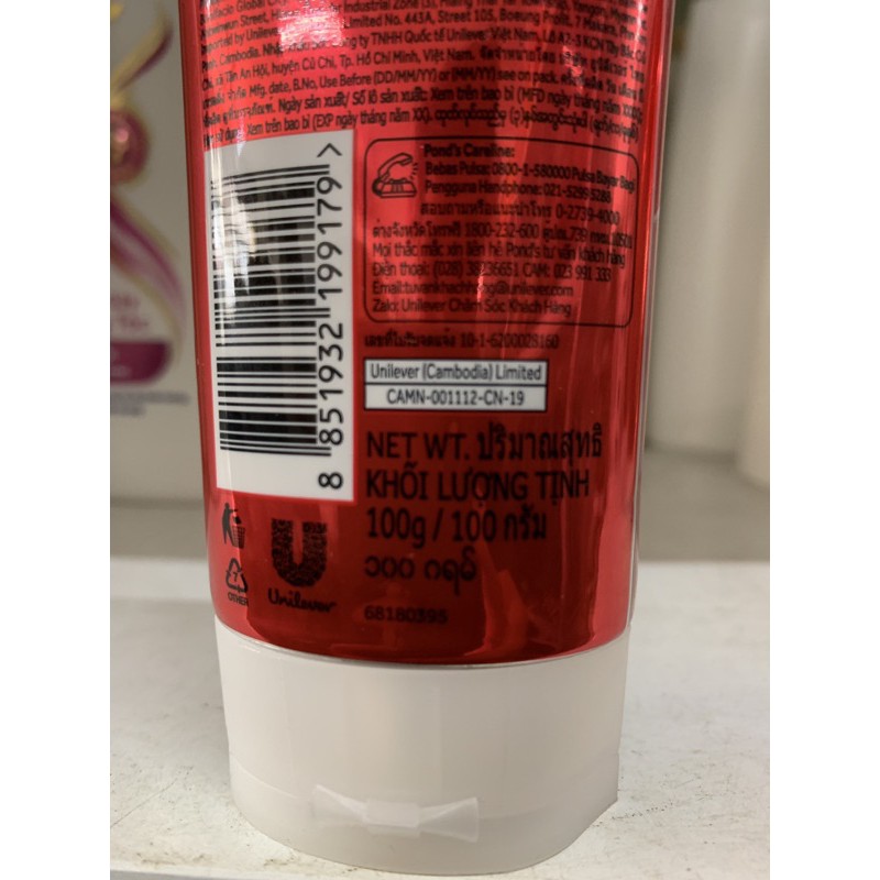 (100% Hàng Chính Hãng )Sữa Rửa Mặt Pond's Age Miracle 100g thái lan (SP200284)