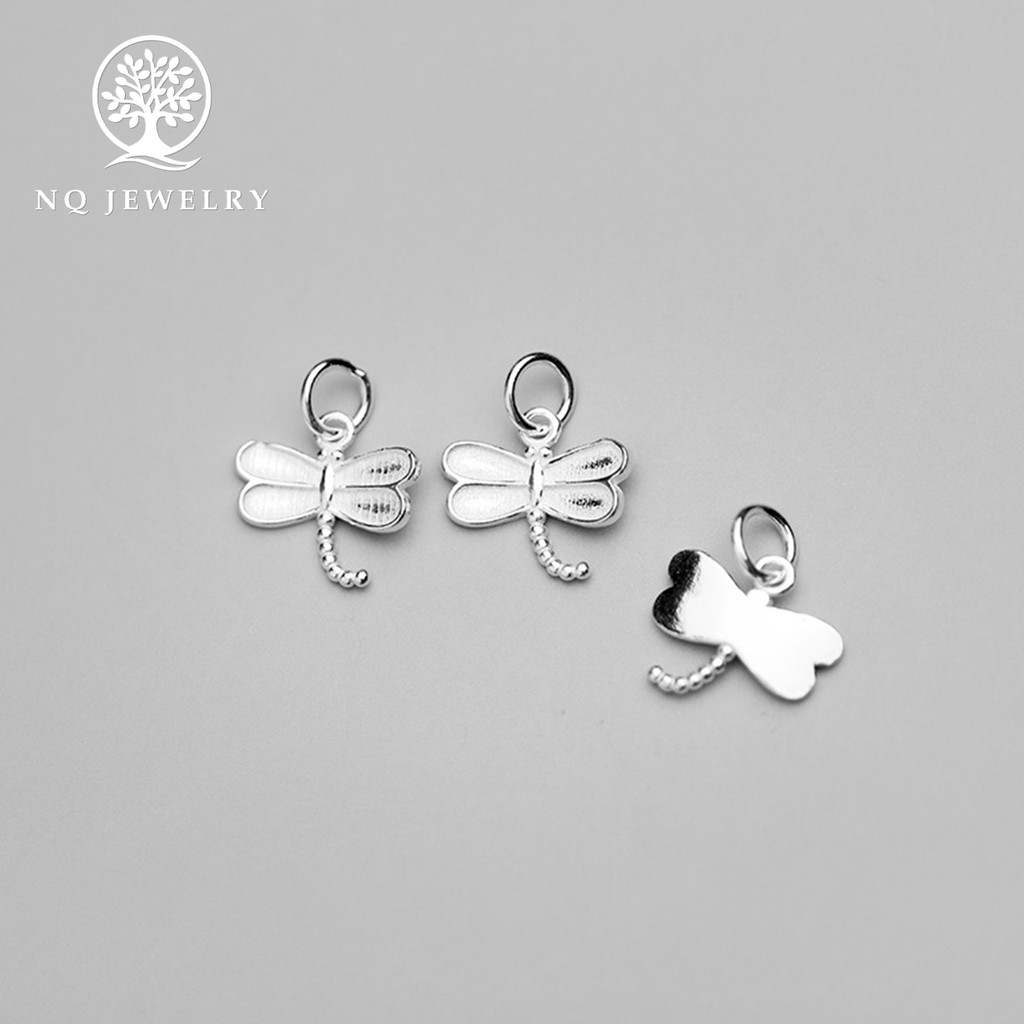 Charm bạc chuồn chuồn treo - NQ Jewelry