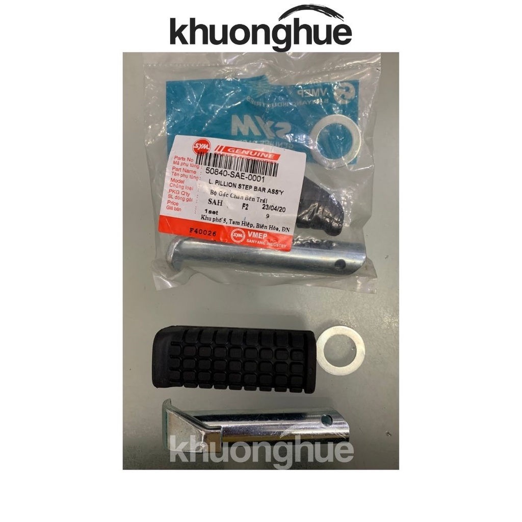 Gác Chân Sau Bên Trái Xe Elegant 50cc  Chính Hãng SYM