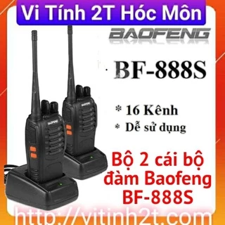 COMBO 2 BỘ ĐÀM CHÍNH HÃNG BAOFENG BF888s CỰC CHẤT 888