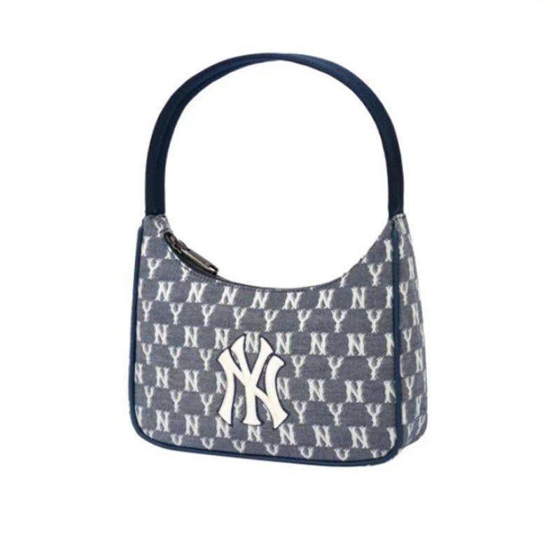 Túi Xách Nữ, Túi Kẹp Nách DENIM MLB Hàng Xuất Dư Dày Dặn Sang Xịn Mịn