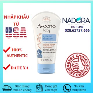 Kem bôi đặc trị chàm cho bé Aveeno Baby Eczema Therapy Moisturizing Cream (140g)