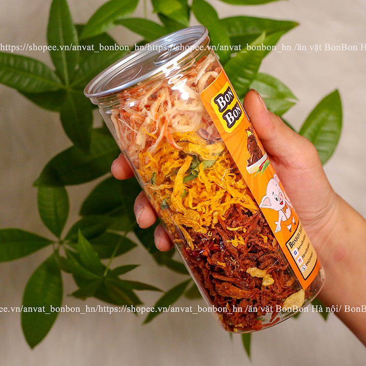 Khô mix 3 vị 300g BONBON Đồ ăn vặt Hà Nội vừa ngon,vừa rẻ. (Khô Heo + Khô Gà + Mực Hấp Dừa)  Bonbon | BigBuy360 - bigbuy360.vn