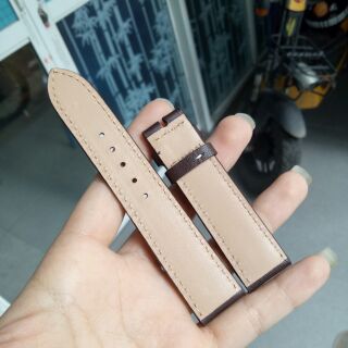 DÂY ĐỒNG HỒ NÂU CHỈ TRẮNG