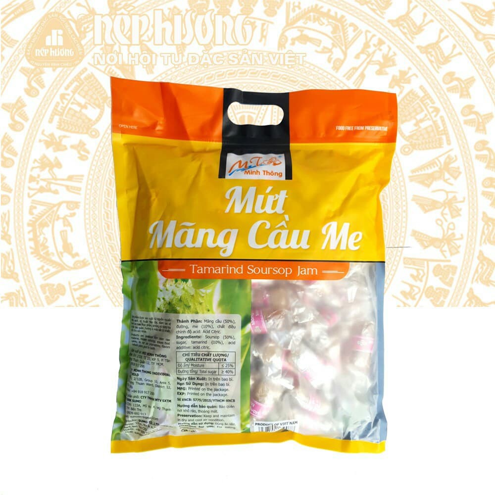 KẸO MỨT MÃNG CẦU ME - gói 1kg