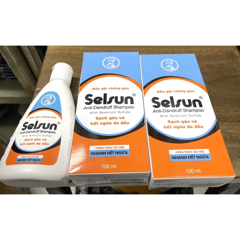DẦU GỘI SELSUN_ SẠCH GÀU (2 CHAI LỚN, NHỎ)