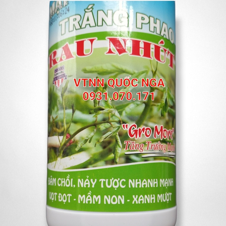 PHÂN BÓN LÁ CHUYÊN DÙNG CHO RAU NHÚT TRẮNG PHAO - MẬP NGỌN