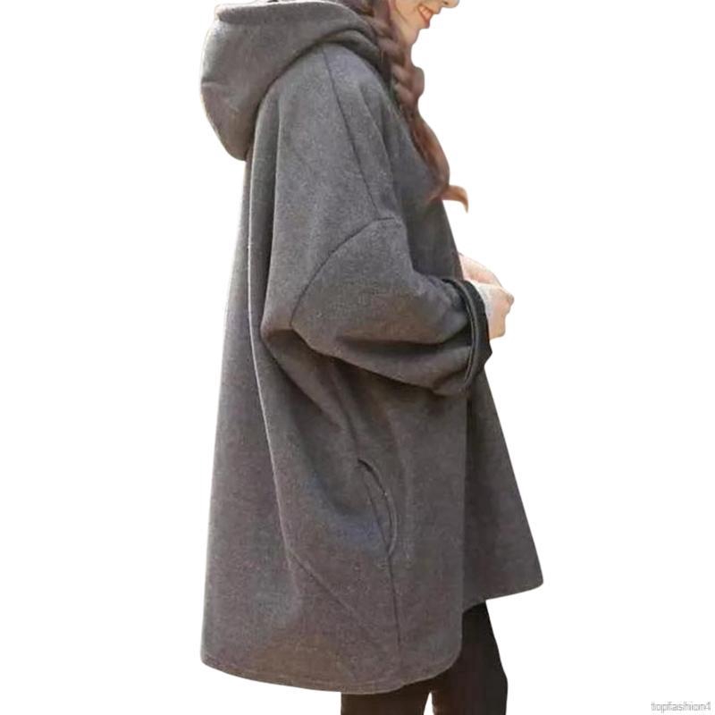 Áo hoodie kích thước lớn đơn giản năng động dành cho nữ | BigBuy360 - bigbuy360.vn