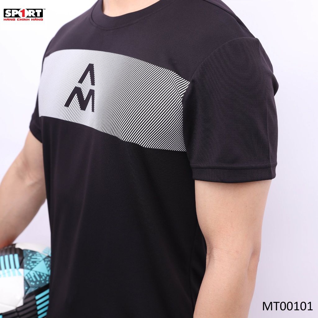 Áo Thun T-shirt Nam Thể Thao Thấm Hút Mồ Hôi, Thoáng Khí, Chống Tia UV, Kháng Khuẩn AM SPORT1 MT001