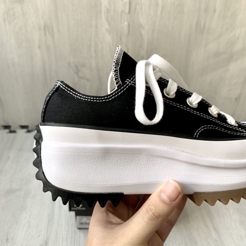 (Loli Store) Giày CVS x JW Anderson Run Star Hike - Đen - Thấp cổ - Chất lượng tiêu chuẩn