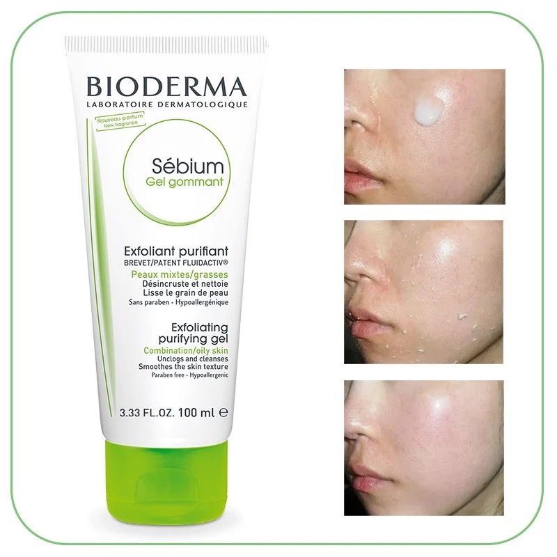 Gel tẩy tế bào chết làm mịn da Bioderma Sebium Gel Gommant 100ml