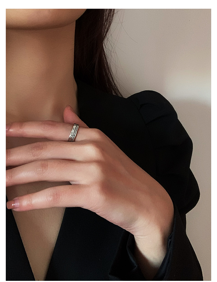 Hip hop ring fashion ring  Unisex adjustable ring