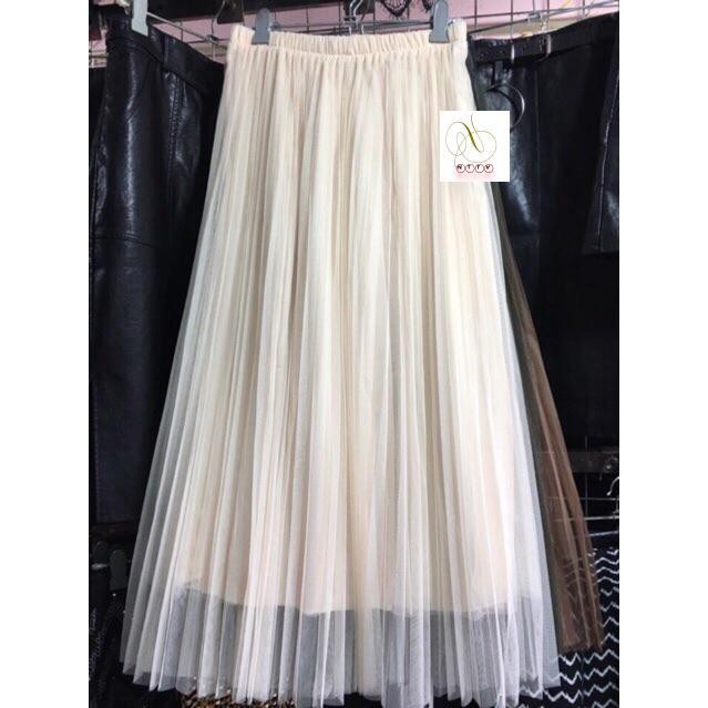 Chân váy công chúa lưới voan maxi 3 lớp hàng Quảng Châu - chân váy tutu