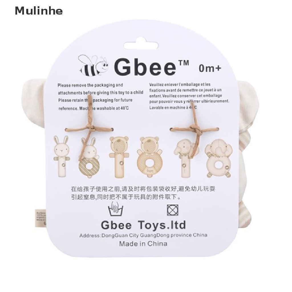 Đồ chơi lắc cầm tay hình động vật hoạt hình nhồi bông mềm mại dễ thương xinh xắn cho trẻ em