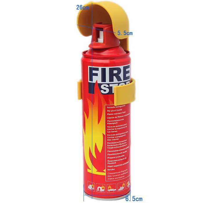 Bình chữa cháy ô tô xe máy Fire Stop 500ml