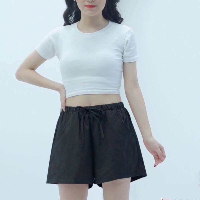 Quần Shorts đũi , Quần đùi đũi đang suông
