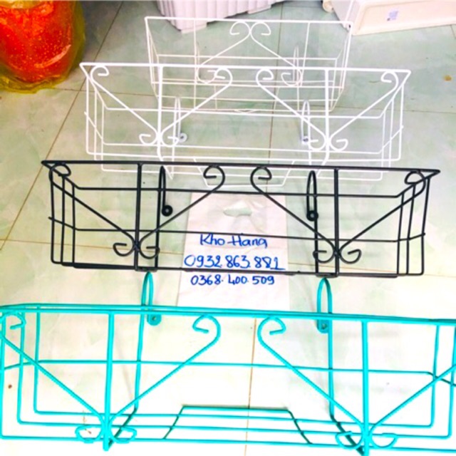 Combo 2 Móc treo, Giá treo, khung treo Chậu vuông/Dài Thông Minh