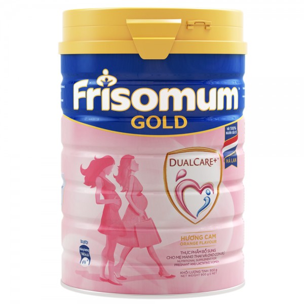 Sữa bột Friso Gold Mum hương cam 900g