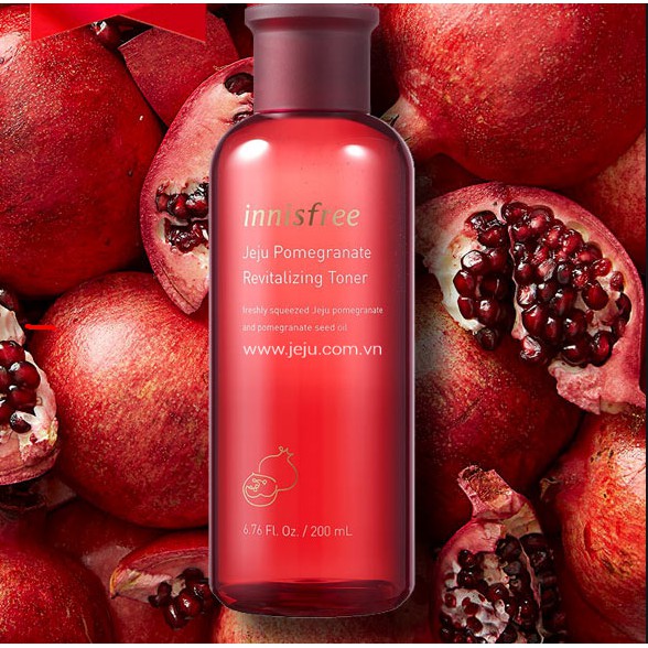 Nước Hoa Hồng Toner Lựu Đỏ Innisfree Jeju Pomegranate Revitalizing 200ml | BigBuy360 - bigbuy360.vn
