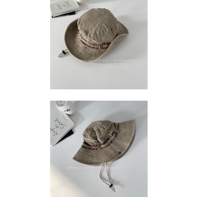 Nón Tai Bèo Kiểu Cao Bồi Nhật Bản Thời Trang Mùa Hè Cho Nữ