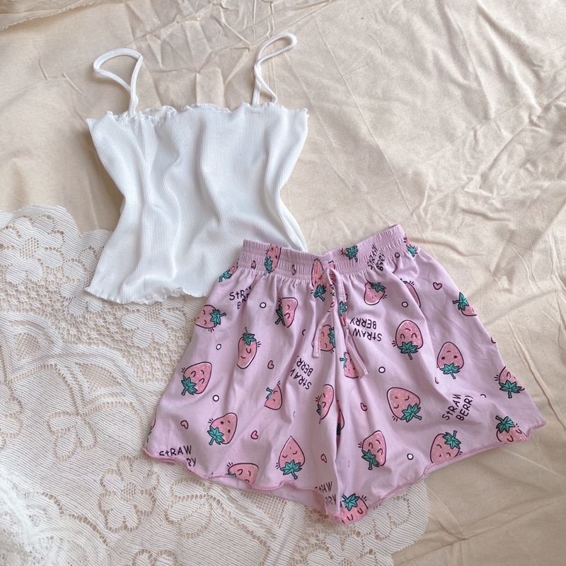 QUẦN SHORT THUN CO GIÃN IN HOẠ TIẾT CUTE