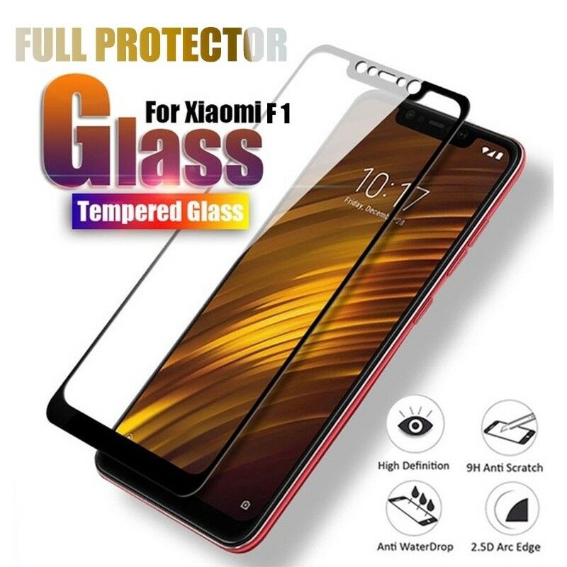 Kính cường lực bảo vệ màn hình điện thoại dạng cong 9H 3D cho Xiaomi Pocophone F1