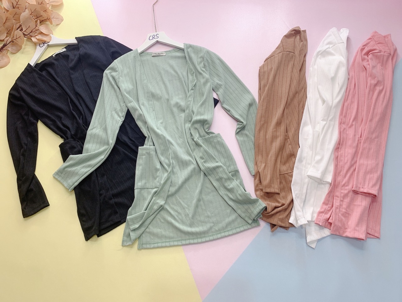 ÁO KHOÁC GÂN CADIGAN NHIỀU MÀU - CAROTSHOP | BigBuy360 - bigbuy360.vn