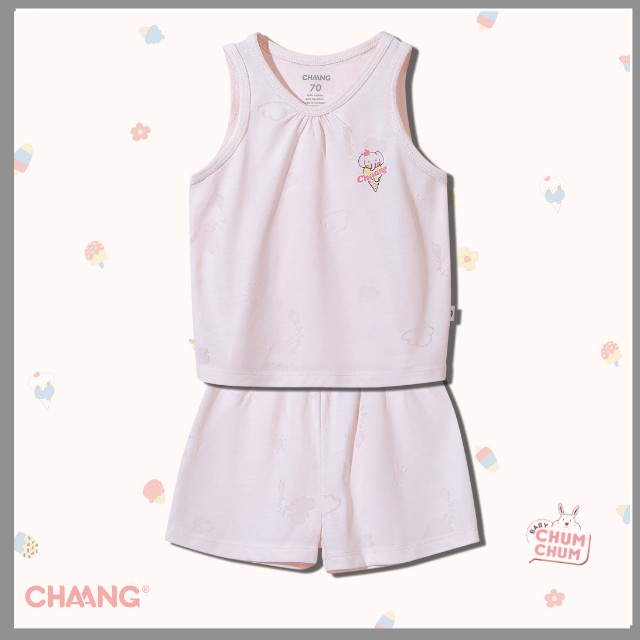Set Bộ Cotton Ba lỗ Cho Bé Summer Chaang Babychum.68