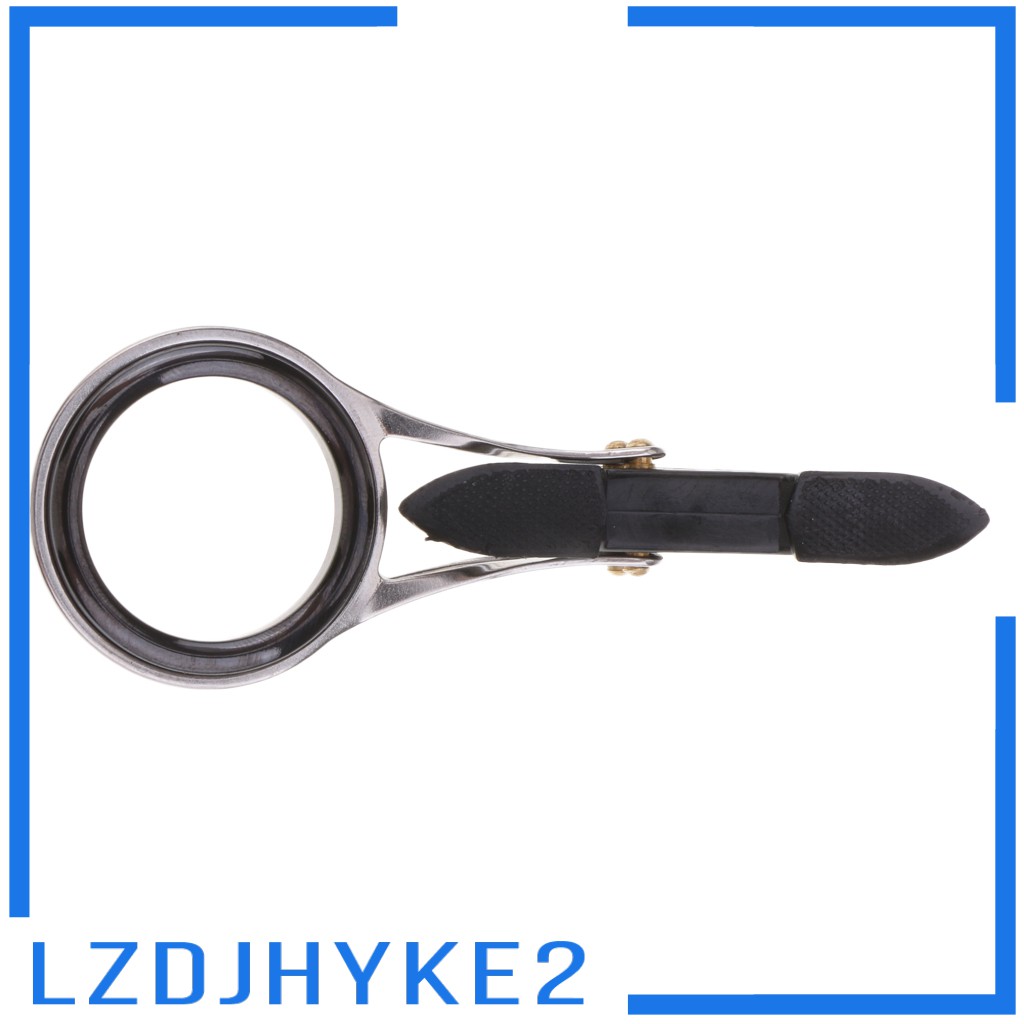 Vòng Dẫn Sửa Chữa Cần Câu Cá Hình Oval Bằng Gốm lzdjhyke2 Có Thể Gập Lại DIY
