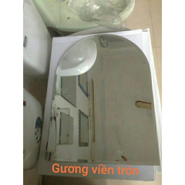 Gương phòng tắm, treo tường 50*C70cm dày 0,5CM, chống ố mốc