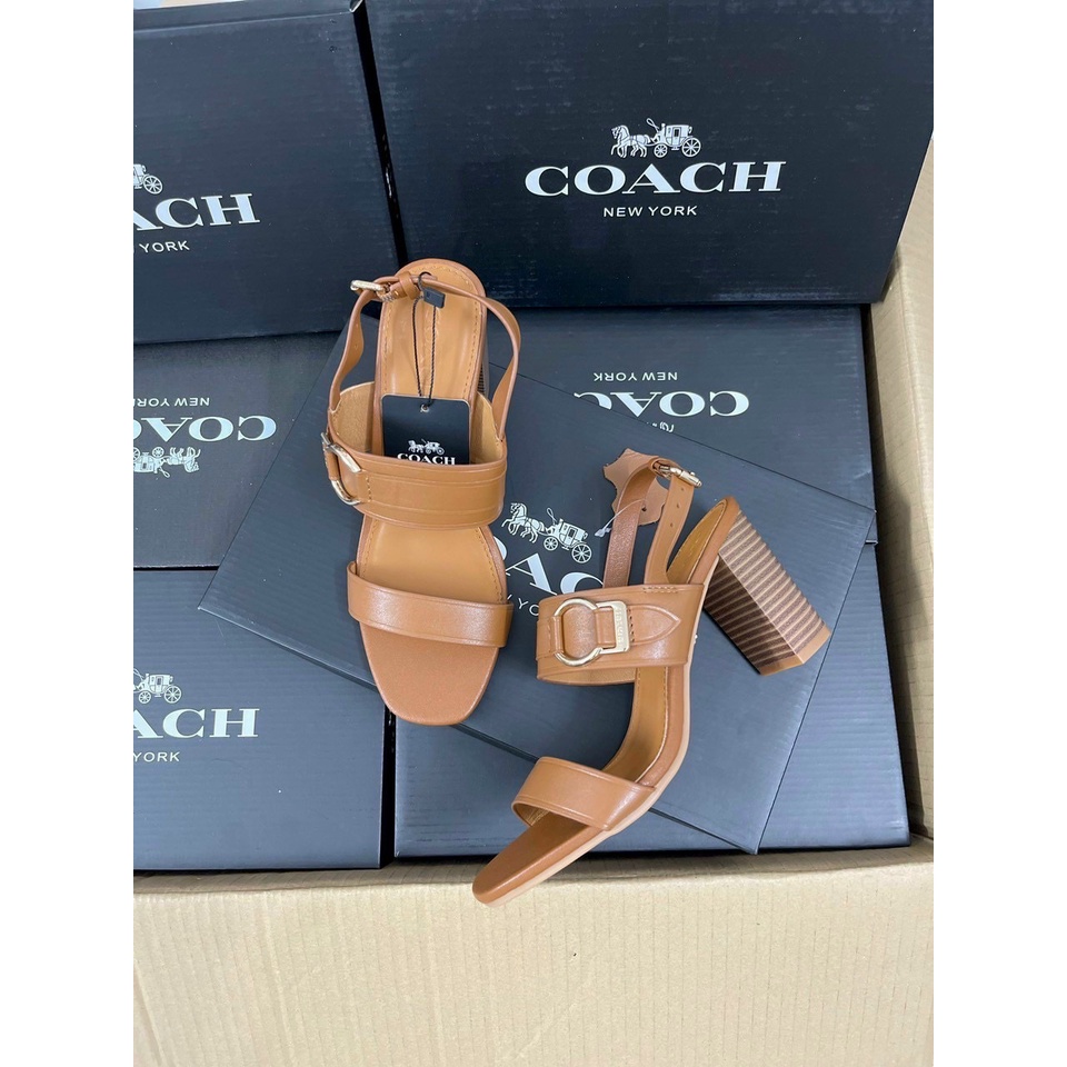 Giày Nữ Sandal Đế Vuông Coach