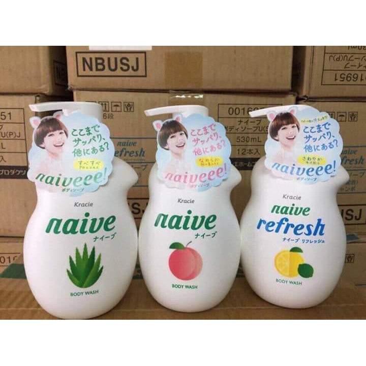 Sữa tắm Naive Kracie Nhật Bản 530ml