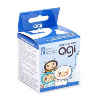 Combo 5 Núm ty Agi L (từ 7 tháng tuổi trở lên)