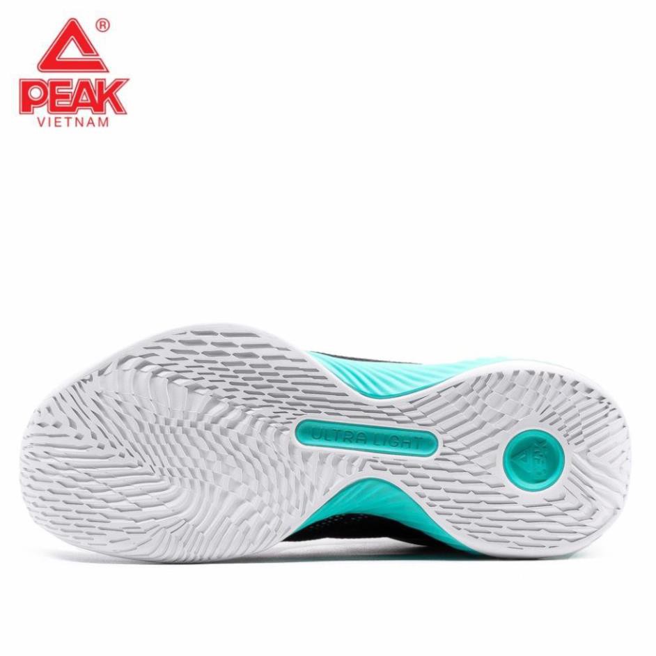 HÈ Giày bóng rổ PEAK Basketball Ultra Light STA E92041A – Đen Xanh mới ) V2 . . . . . . . K  : . .