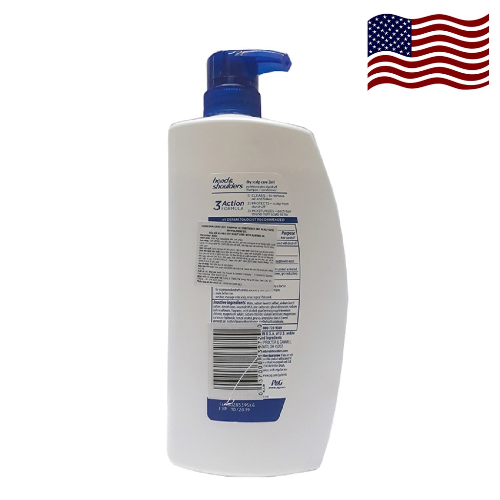 Dầu gội H&S Dry Scalp Care 2in1 950ml