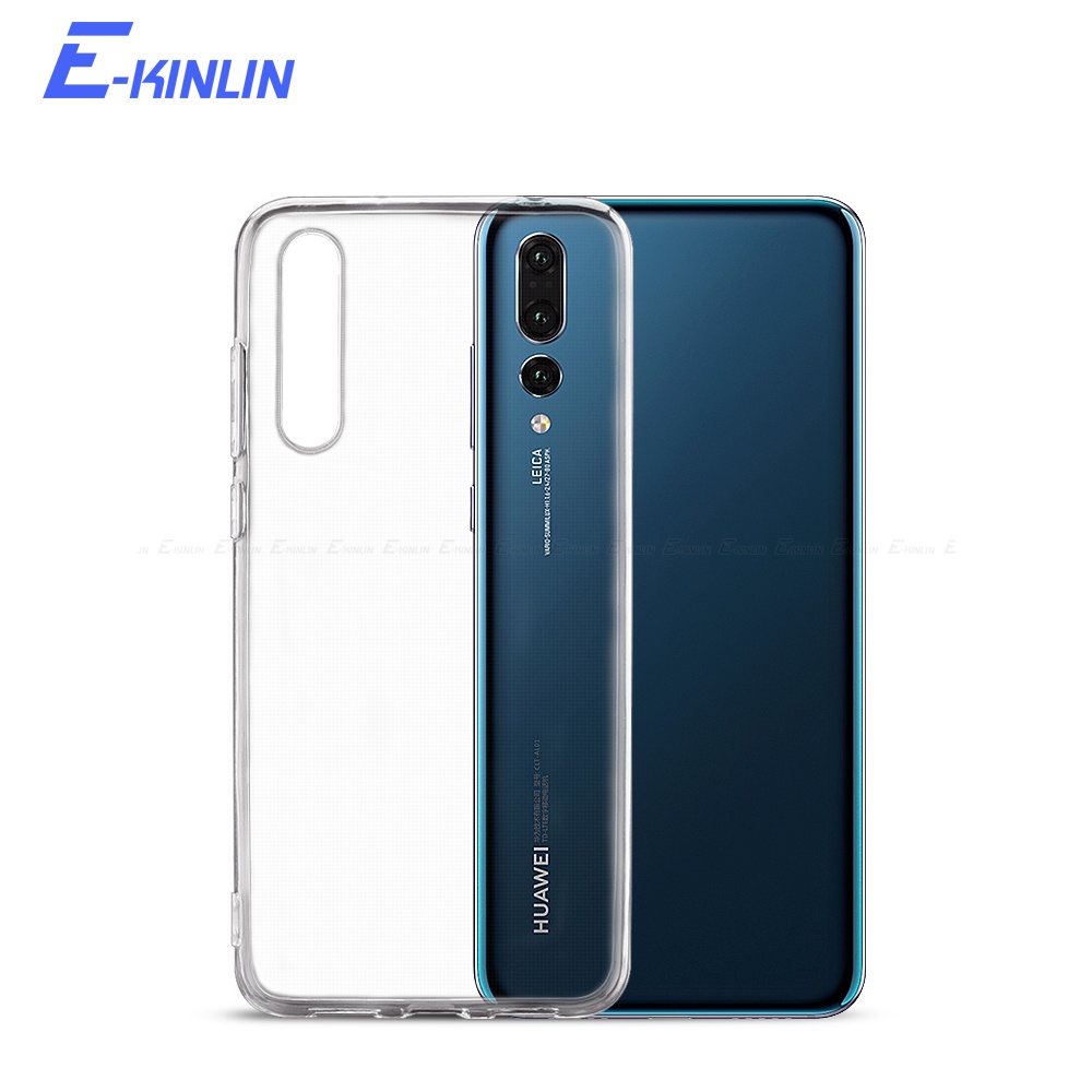 Ốp Điện Thoại Silicon TPU Mềm Trong Suốt Siêu Mỏng Cho HuaWei P50 P40 P30 P20 Pro Plus E Lite XL P Smart Z S
