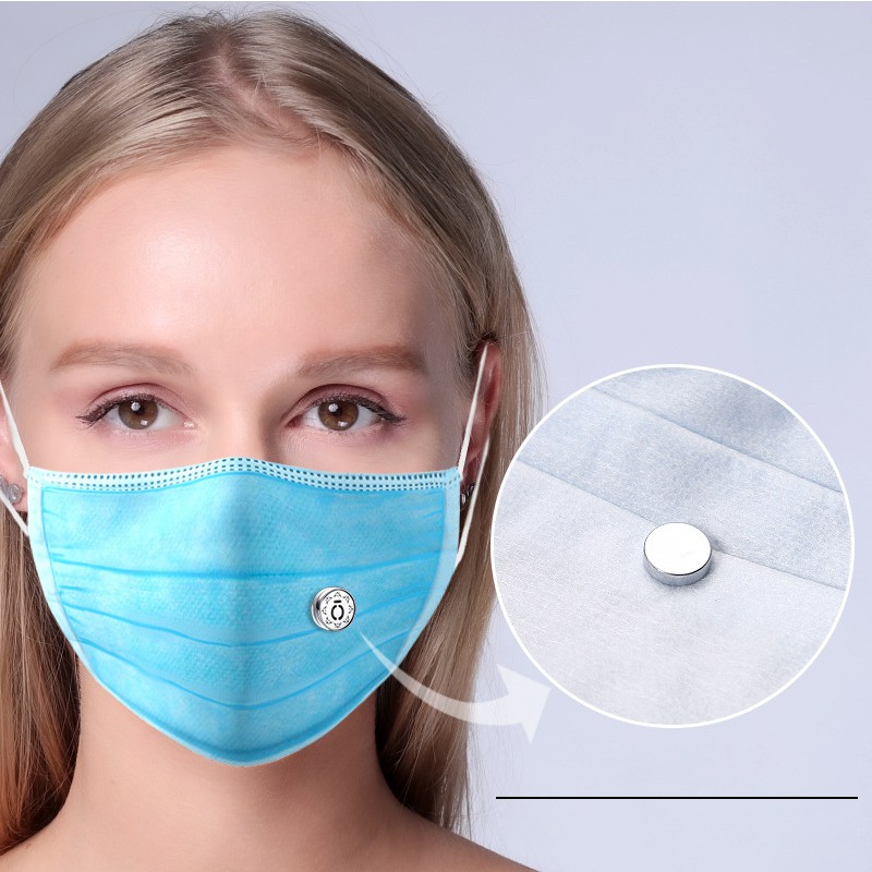 12mm Mask Magnet Hương liệu Clasp YL Tinh dầu Diffuser 10 miếng bông miễn phí