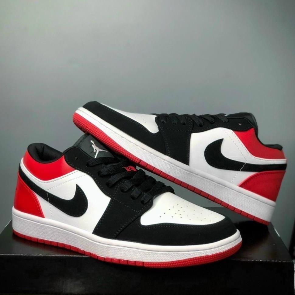 Giày thể thao Jordan 1 đen trắng cổ thấp, Giày JD low panda nam nữ siêu hot dễ phối đồ - Hàng chuẩn Full Box Bill | BigBuy360 - bigbuy360.vn