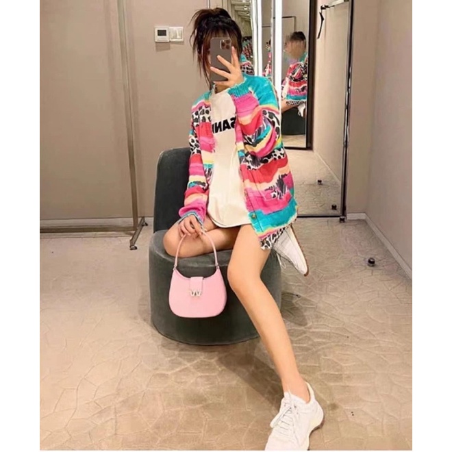 Túi xách kẹp nách Alex Wang đá Super bao nét đẹp Fullbox size 15 21