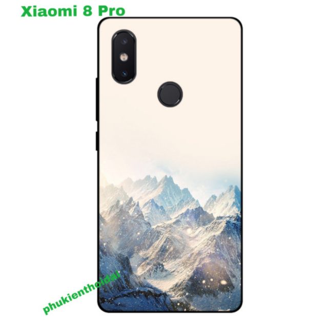Ốp Xiaomi Mi 8 Pro FREESHIP Từ 50k dẻo TPU in 3D siêu đẹp