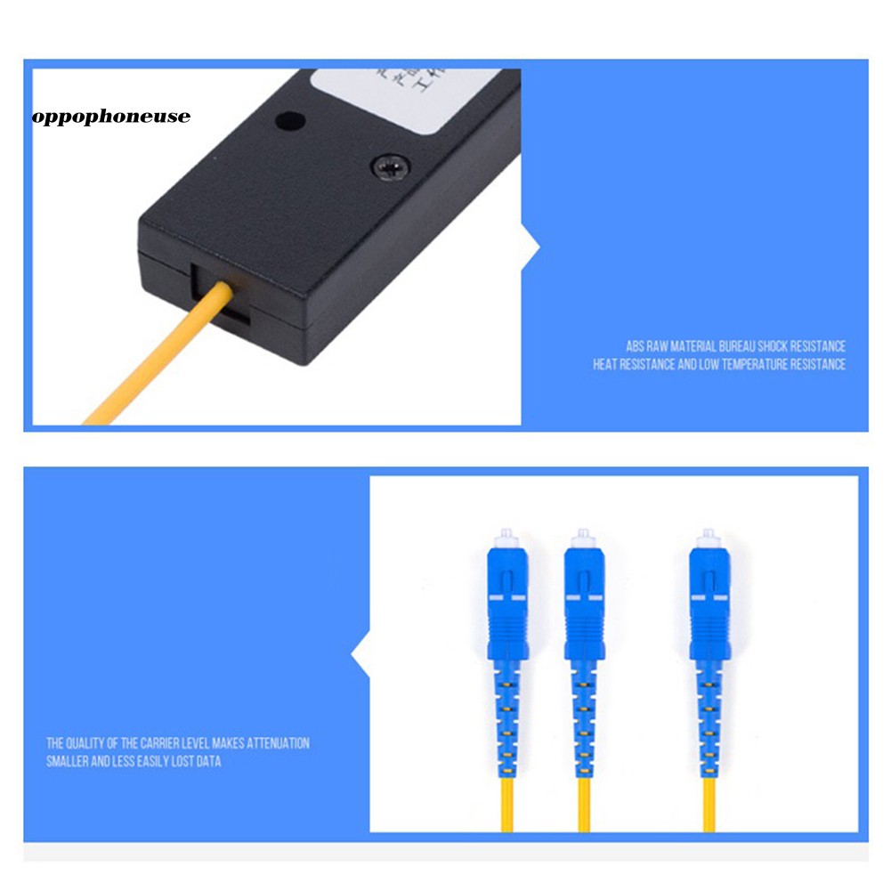 【OPHE】Bộ Chia Quang Học 2m Ftth Sc Upc 1x2 Plc