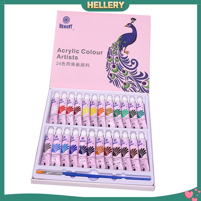 Bộ Màu Acrylic 5ml Vẽ Tranh Acrylic Dành Cho Người Lớn Và Trẻ Em