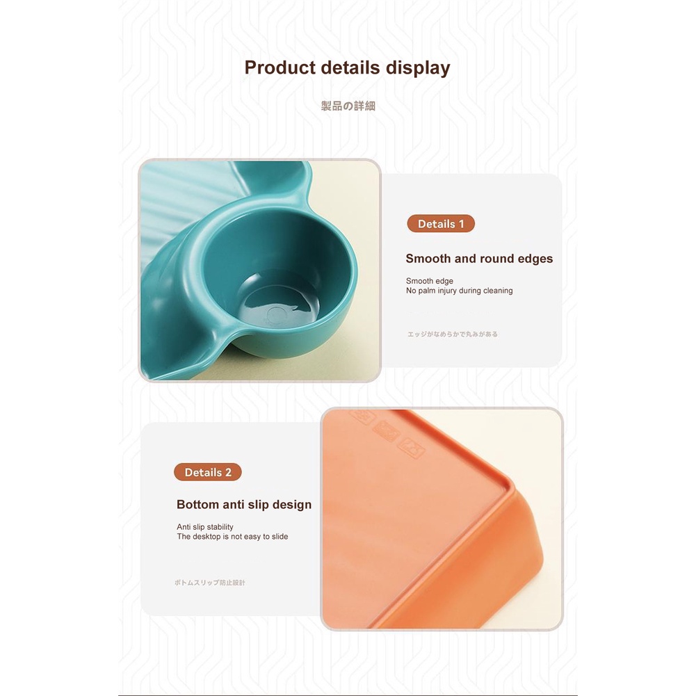 Đĩa Ngâm Sáng Tạo Đĩa Sushi Đĩa Bánh Bao Cao Cấp Có Đĩa Chấm Bánh Bao Hình Vuông Dễ Thương Đĩa Phục Vụ Bộ Đồ Ăn Nhà Bếp