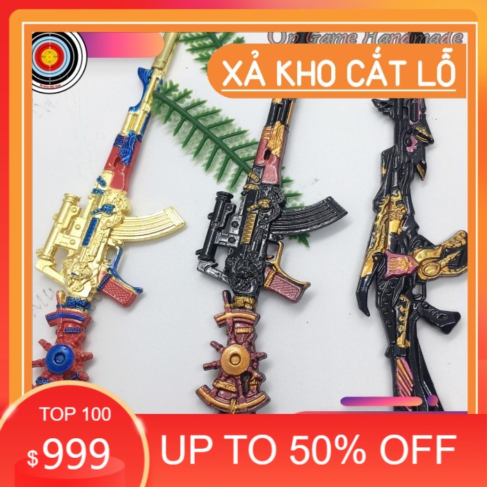 Móc Khoá Skin Pubg dài 12cm Độc Lạ Mô Phỏng Giống Thật, Hợp Kim Không Rỉ PUBG 2021