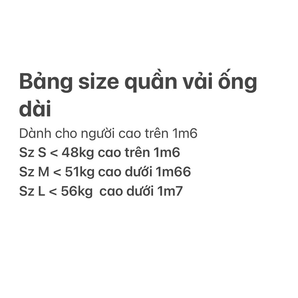 Quần Vải Ống Suông Siêu Dài