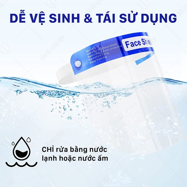 Kính chống giọt bắn y tế Face Shield, tấm che phòng d.i.c.h. Giá xưởng. Giao hàng hỏa tốc